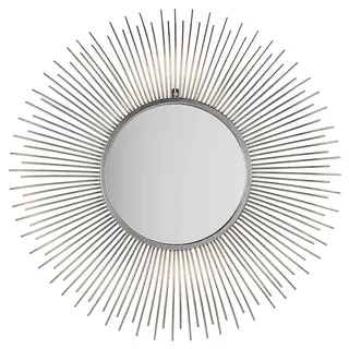 Beliani Wandspiegel 80 x 80 cm Silber