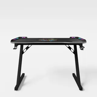 Minecraft Gamingtisch Multicolor Schwarz für PC