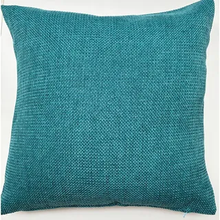 Novel Zierkissen , Türkis , Textil , Uni , Füllung: Polyester, Hohlfaser,Polyester , quadratisch , 48x10x48 cm , Textiles Vertrauen - Oeko-Tex® , pflegeleicht, hochwertige Qualität, formstabil, langlebig , Heimtextilien, Wohntextilien, Kissen, Zierkissen
