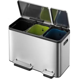 Eko EcoCasa Recycler 15+15+15 l Silber