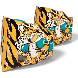 Speedo Unisex Baby Mit Figuren bedruckte Schwimmflügel | Schwimmflügel | Learn-to-Swim Schwimmen lernen , Aanadi Orange/Aquarium/Schwarz, 2-6