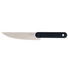 Trebonn - Salami Knife Black Edition, Küchenmesser für Salami 18 cm / 7" Klinge aus Japanischem Edelstahl. Soft-Touch-Griff mit Anti-Rutsch-Wirkung