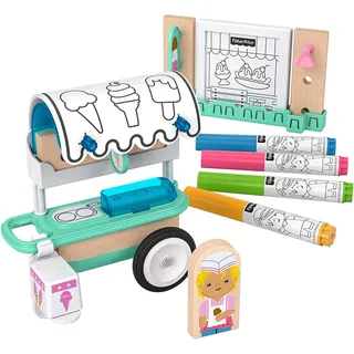 Fisher-Price Wonder Makers Autos Cars Holz-Kunststoff ca. 9x9 cm NEU