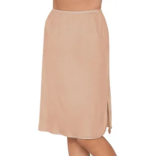 Unterrock NINA VON C. "Halbrock Länge 60 cm Elegance", Damen, Gr. 46, beige (caramel), Obermaterial: 81% Viskose CV. 19% Polyester PES., Röcke Unterrock