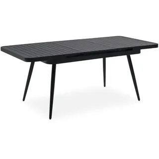 Idimex Gartentisch Sunny , Schwarz , Metall , Mode , 150x78x90 cm , Gartenmöbel, Gartentische