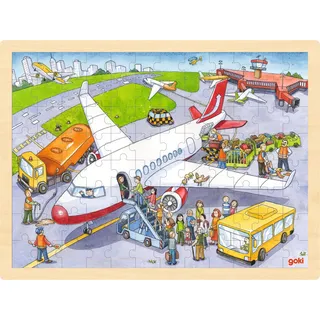 GoKi Einlegepuzzle - Auf dem Flughafen