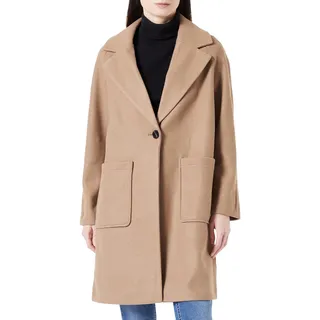 ONLY Women's ONLNEWVICTORIA Life Coat CC OTW Mantel, Simply Taupe/Detail:Melange, S