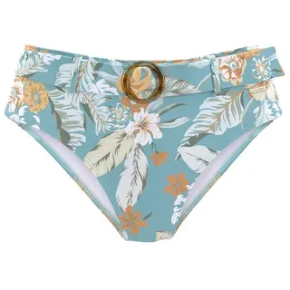 SUNSEEKER Highwaist-Bikini-Hose »Suva« mit abnehmbarem Gürtel, blau