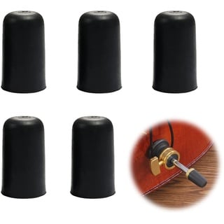 Cello Endpin, Cello-Kappe, Cello-Spitzen, Gummi, Schutz für Cello, rutschfeste Matte, Schutzkappe aus Gummi für Cello, 5 Stück