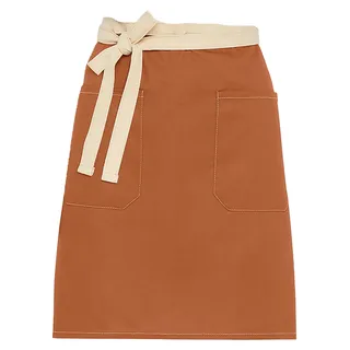 SG Accessories Bistro - Kurze Schürze "Santorini", Kontrast FK2149 (Einheitsgröße) (Dunkel Orange)