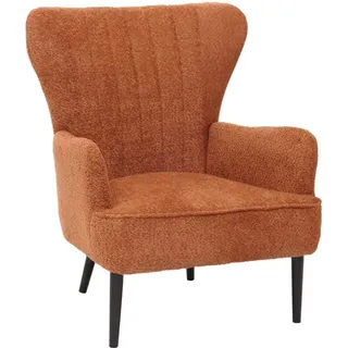 MCW Lounge-Sessel K37 Stoff Chenille 500g/m2 Orange