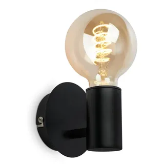 Briloner Wandleuchte 10 cm (IP44) Schwarz