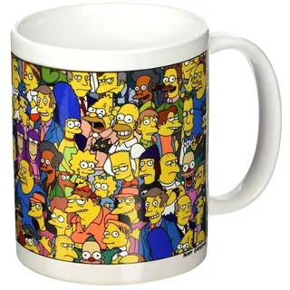 Pyramid International The Simpsons (Characters) Keramikbecher, Keramik, Mehrfarbig, 8.5 x 12 x 10.5 cm, MG23584