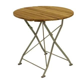 DEGAMO Bad Tölz Klapptisch Ø 77 x 72 cm natur