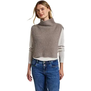 Street One Damen 5706454 Unterzieh-Kragen, Sandy Mocca Mel, Regular