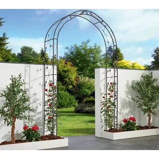 Garden Pleasure Rosenbogen MIRA 145 x 38 x 260 cm Anthrazit