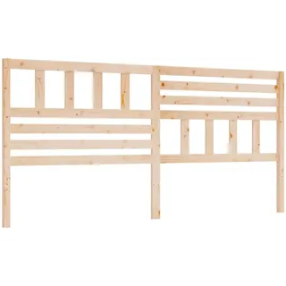vidaXL Kopfteil 206x4x100 cm Massivholz Kiefer