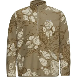 Jack Wolfskin PAW ERA 100 Print Half Zip M paw hazel wood (T0574) M