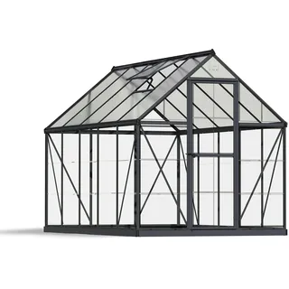 CANOPIA Hybrid Alu grün Polycarbonat 0,7 mm/Dach 4 mm 5,7 m2