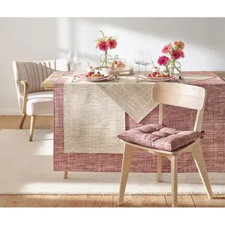 Tischdecke Gr. 4, rot (rot, gemustert), B:135cm L:160cm, Tischdecken, Tischdecke