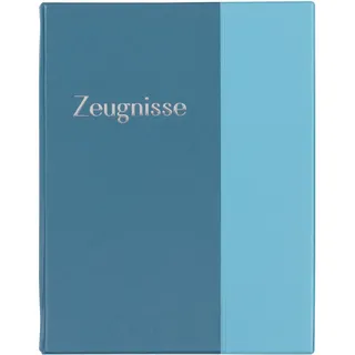 IDENA Dokumentenmappe A4 Pastell Blau