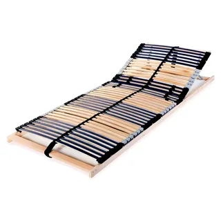 Lattenrost aus Holz für Bettrahmen ohne Matratze, 42 Latten, 7 Zonen, 70 x 200 cm