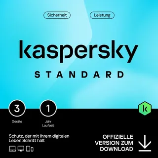 Kaspersky Lab Kaspersky Standard 2025 3 Geräte 1 Jahr DE Win