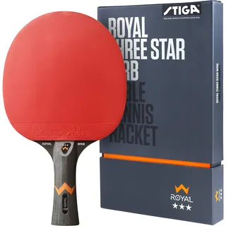 Stiga Royal 3-Star Tischtennisschläger - Hochleistungs-Offensivschläger mit 3-Sterne Bewertung, ITTF-zertifiziertem Belag und WRB-Technologie - Perfekt für Fortgeschrittene und Profis
