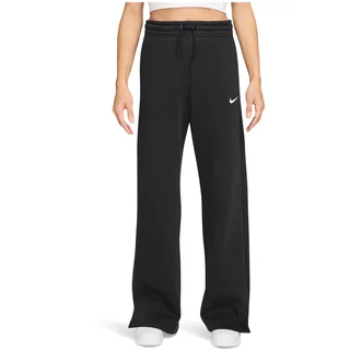 Nike Damen Phoenix Fleece High-Rise Hose, Black/Sail, XL EU