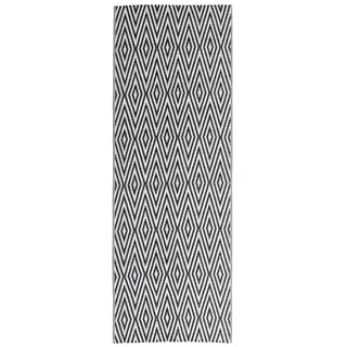 vidaXL Outdoor-Teppich ARAKIL Schwarz 80x250 cm PP