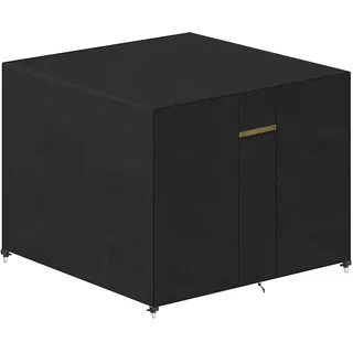 VANSHEIM Abdeckung Gartenmöbel Winterfest 80x80x80cm Tisch Abdeckungen | Gartentisch Abdeckung Wasserdicht Abdeckplane Gartenmöbel Winterfest Schutzhülle Holztisch Abdeckung für Terrassentisch