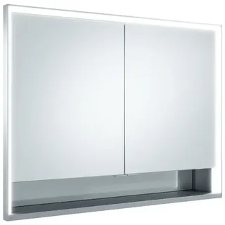KEUCO Royal Lumos Spiegelschrank Wandeinbau 2-türig, kurze Tür, mit Spiegelheizung, 1000mm, 14334171304, Ausführung: ohne Dali Steuerung