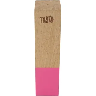 Tasty "Color Is The New Green" Pfefferstreuer aus Buchen-Holz, pink