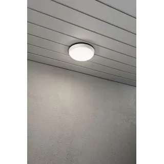 Konstsmide Außenwandleuchte Aluminium 17,5 cm inkl. LED 10 W weiß