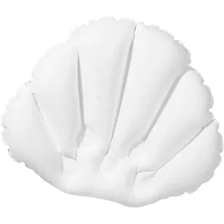 Sharplace Badekissen für Badewanne, rutschfestes, wasserdichtes Kissen, Badewannenkissen, Weiß