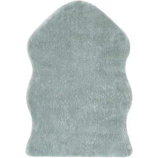 Andiamo Fellteppich »Lamm Fellimitat« fellförmig 20 mm Höhe Kunstfell, besonders weich durch Microfaser, Kudenliebling, grau