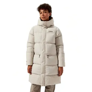 Berghaus Wintermantel Combust Reflect Lange Jacke (sehr warm, wasserabweisend) beige/weiss Damen