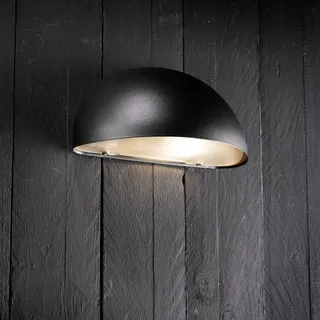 Nordlux Außenwandleuchte Kunststoff, Metall, Stahl 10,0 cm E14 schwarz