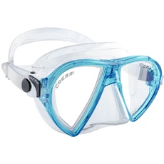 Cressi Ocean Mask - Schnorchelmaske Ocean, Transparent/Aquamarin, Einheitsgröße, Erwachsene Unisex