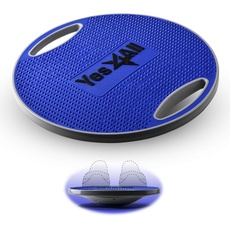 Yes4All P617 Kunststoff Wobble Balance Board, 40 cm Oberfläche Balance Board für Stehen, Core Training, Gym Home Workout (Kobaltblau)