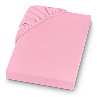 Setex Spannbettlaken Feinbiber 90 x 200 cm rosa