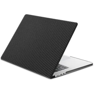 Hama Hülle für MacBook Air M2 2022 13 Zoll (ultradünne Schutzhülle, Macbook Zubehör, Schutz, Case, Cover gegen Kratzer und Schmutz, Hartschale, Komplettschutz) Carbon