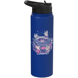Viele Katzen im Tee, süße Teekanne, Kätzchen, EduEly Stainless Steel Insulated Water Bottle