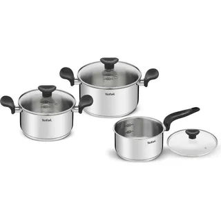 Tefal Primary Inox Topf-Set 3-tlg. 20 cm rund + 20 cm rund + 20 cm rund
