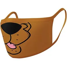 NoName, Mundschutz, Lizenzierte Scooby Doo (Mund) Gesichtsschutzmaske 2 Stk (2 x)