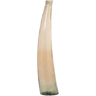 Alexandra House Living Bodenvase Hellbraun, Glas, 20 x 20 x 95 cm