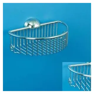 BRAVAT Körbe und Eimer Duschkorb, Messing, Chrom, 136 x 216 x 85