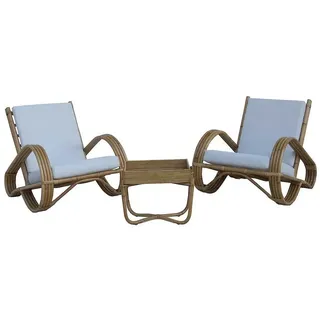 Chillvert Gartenmöbelset Parma Aus Rattan - Natural / White - One Size