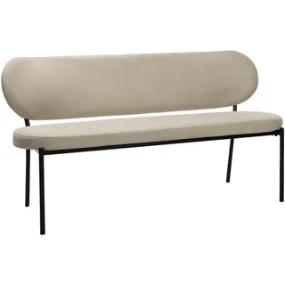 byLIVING Bank JERSEY, Breite 160 cm, taupe