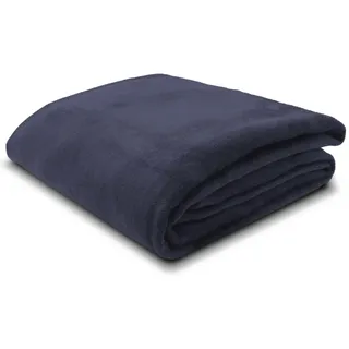 ZOLLNER Kuscheldecke 150 x 200 cm Blau